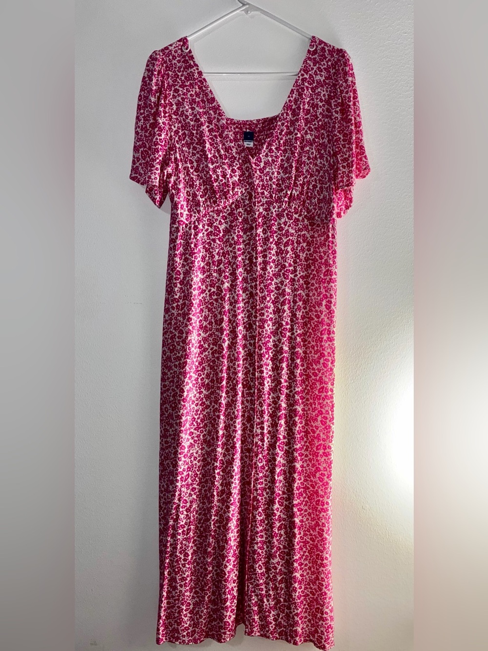 Pink Floral Maxi Dress